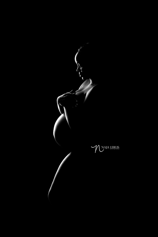 maternity pregnancy silhouette photography chicago IL