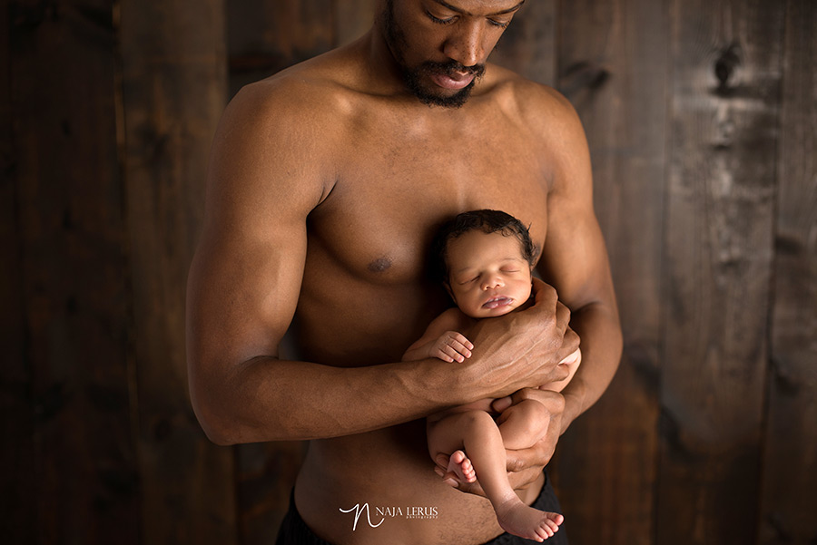 father son newborn photos chicago IL