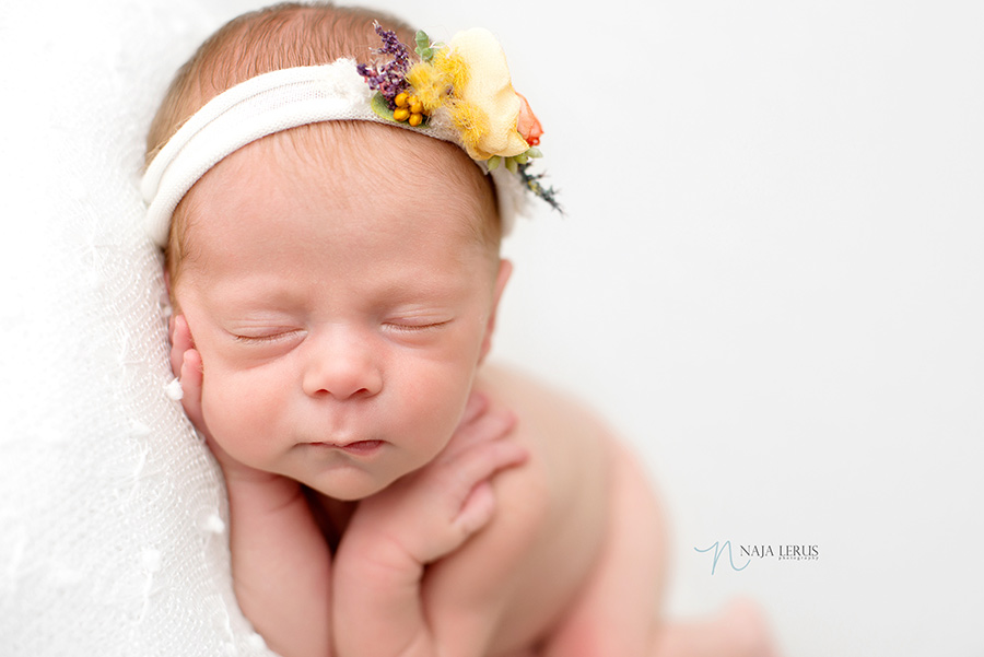 close up newborn photography chicago