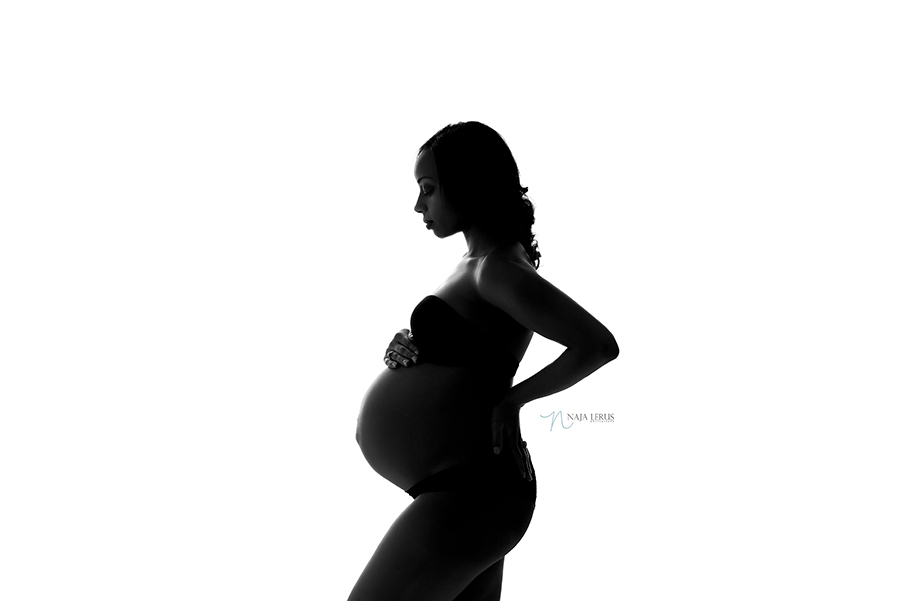 silhouette maternity photography chicago