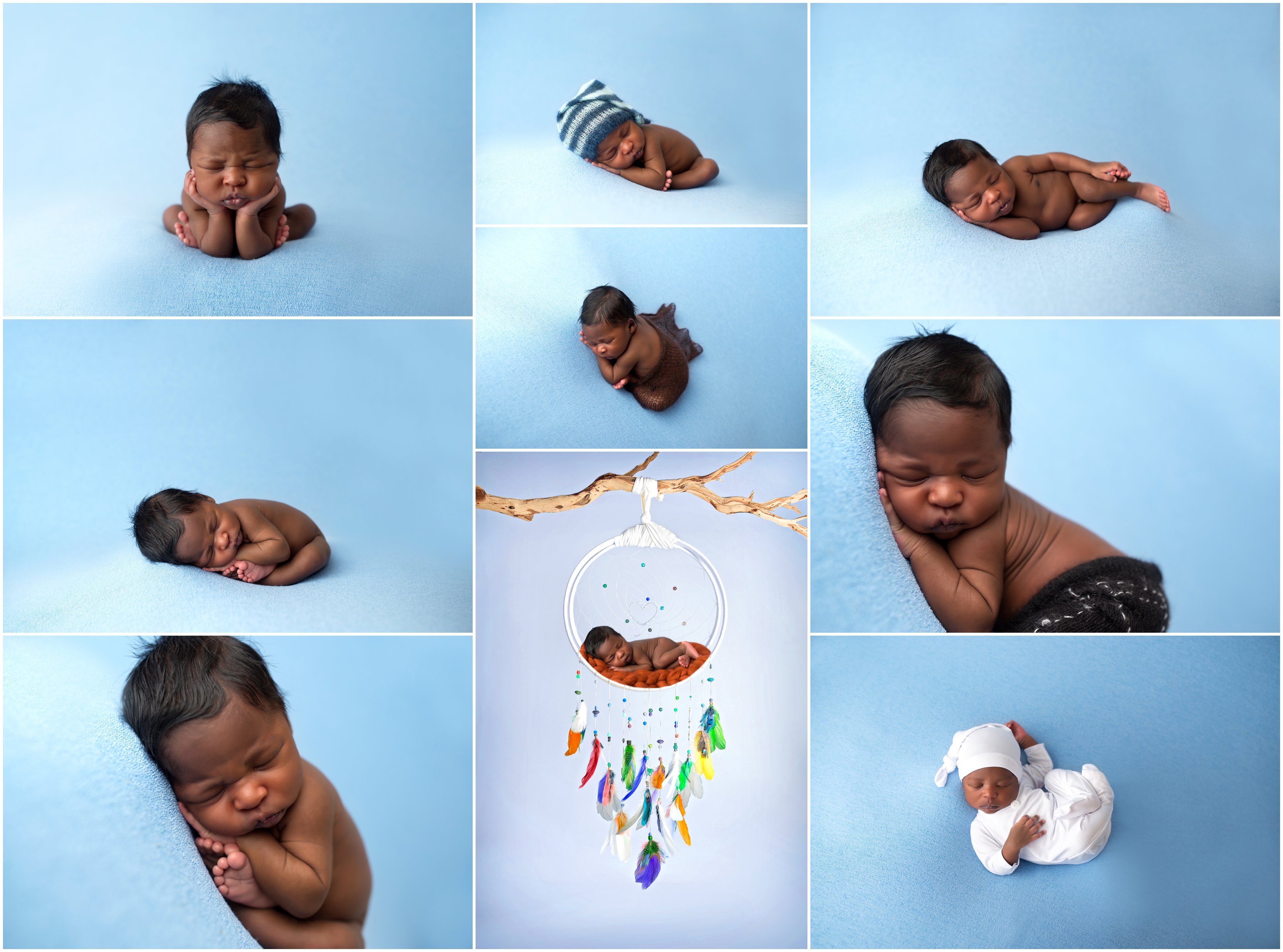 african american newborn photographer chicago IL