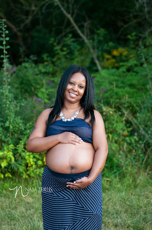 maternity photography african american model