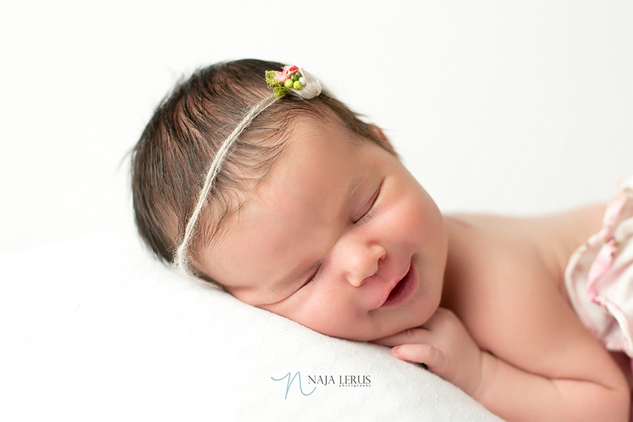 happy baby newborn photography