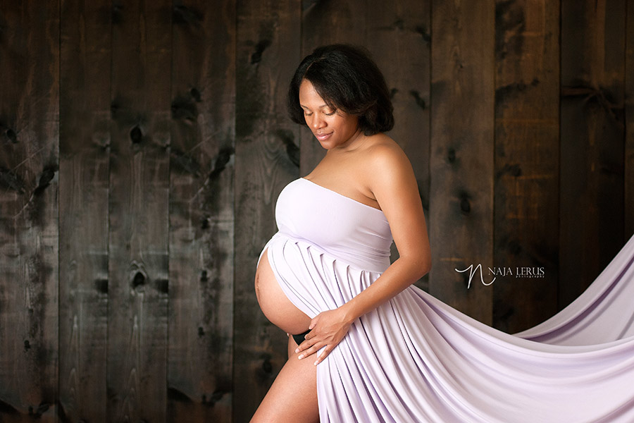 maternity gown photoshoot chicago