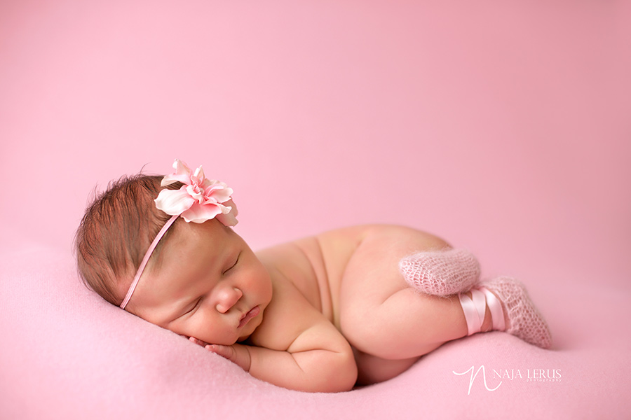 ballet slippers newborn photographer chicago