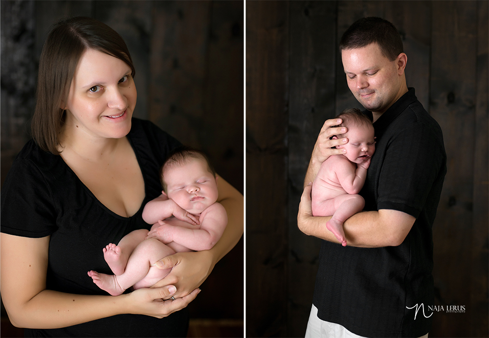 parents shoot newborn photography chicago IL evergreen park suburb south