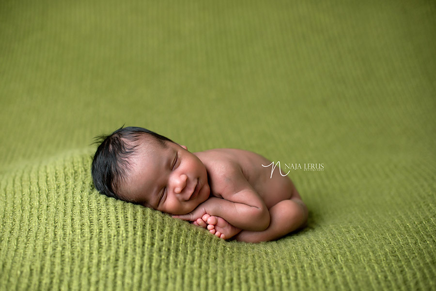 happy baby smile newborn photos chicago