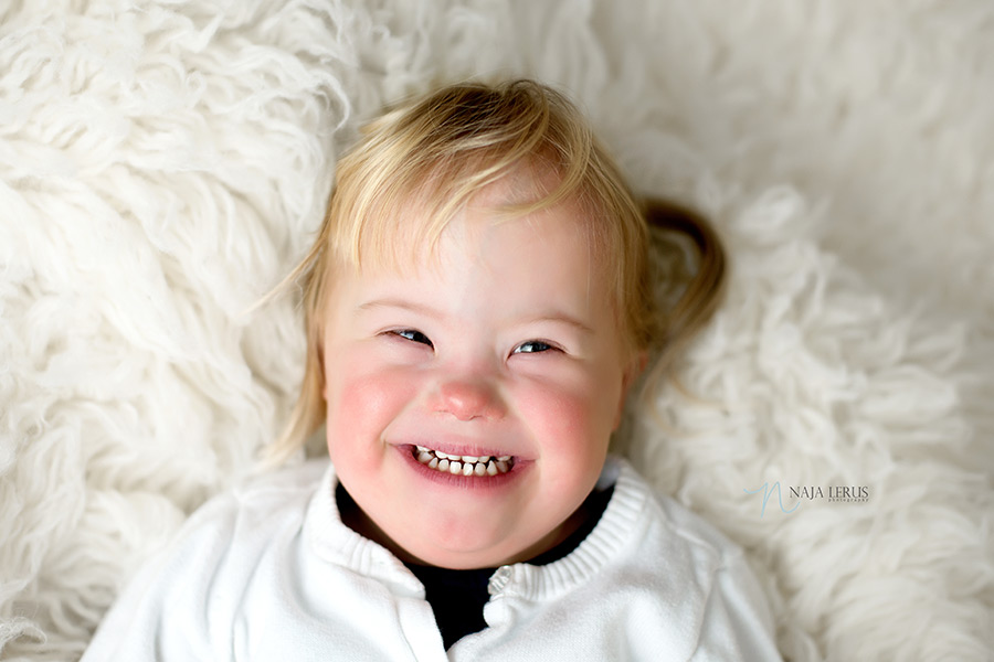 downs syndrome child photographer chicago newborn 