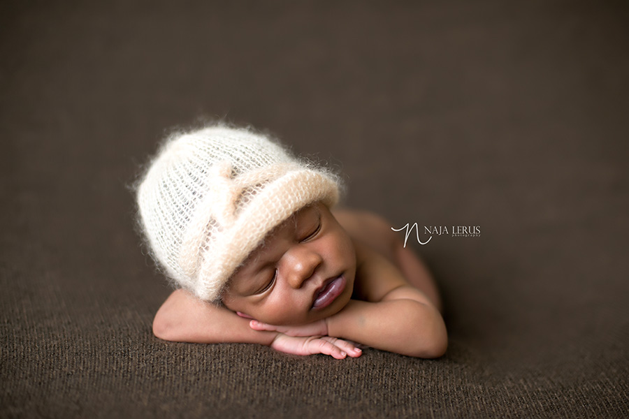 newborn lace prop hat photography