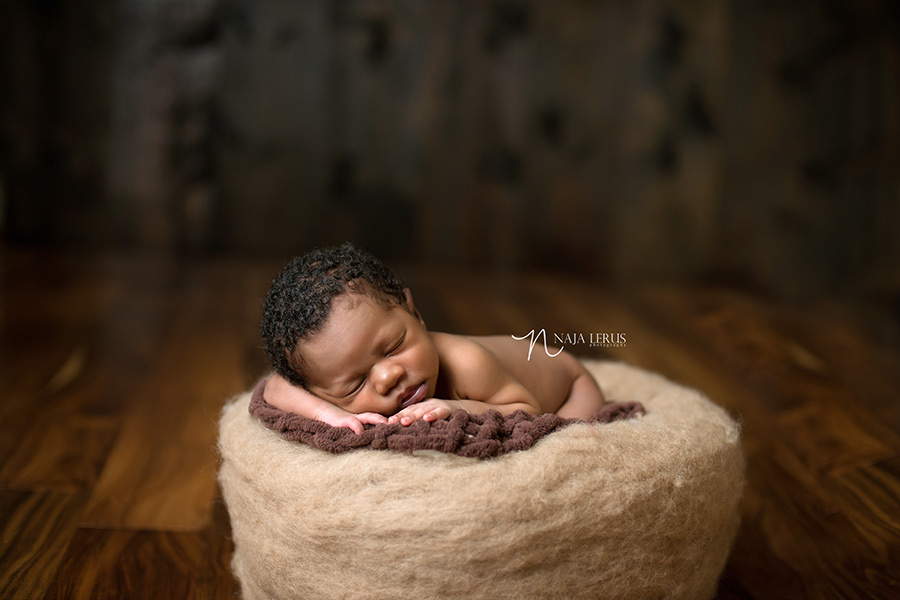 newborn prop wool prop photography