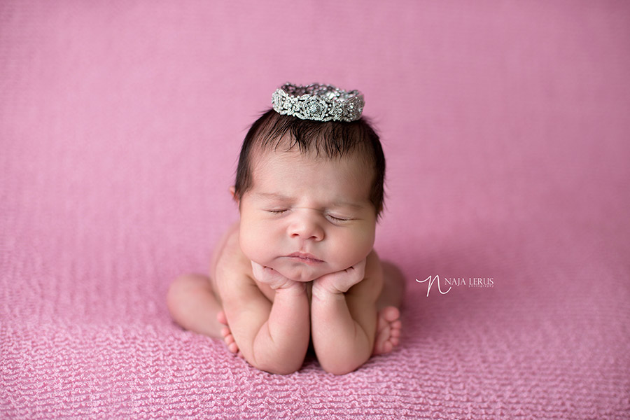 princess crown newborn photographer chicago