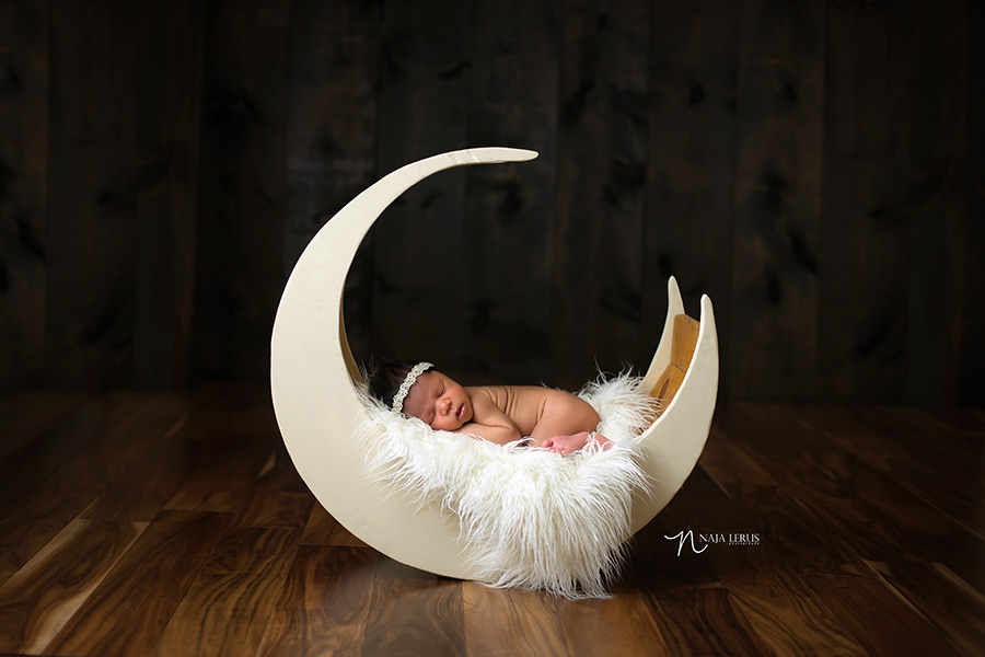 moon prop newborn photography chicago