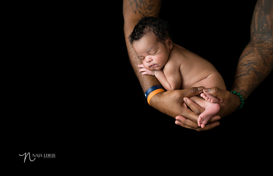 newborn in dad's arms tattoos chicago