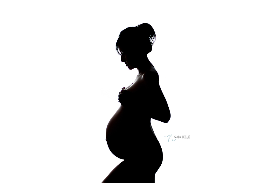 silhouette maternity photography chicago