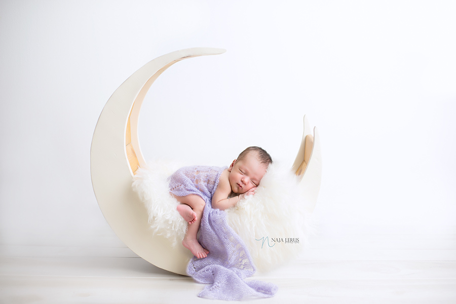 moon prop newborn photography chicago