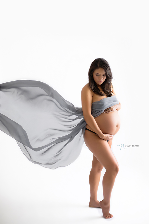 maternity flow fabric chicago photographer