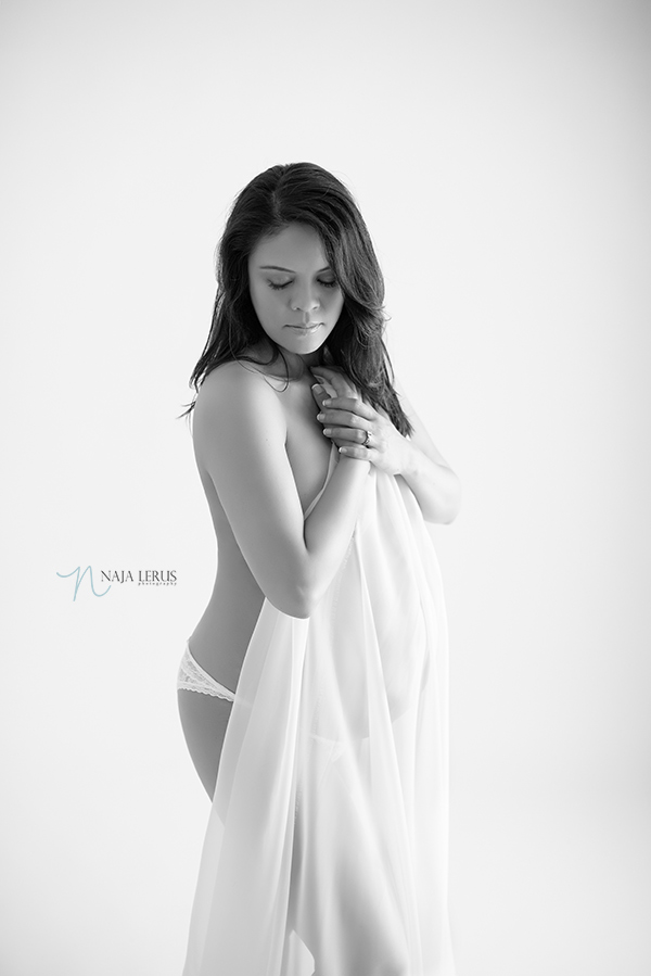 timeless black and white maternity expecting photography