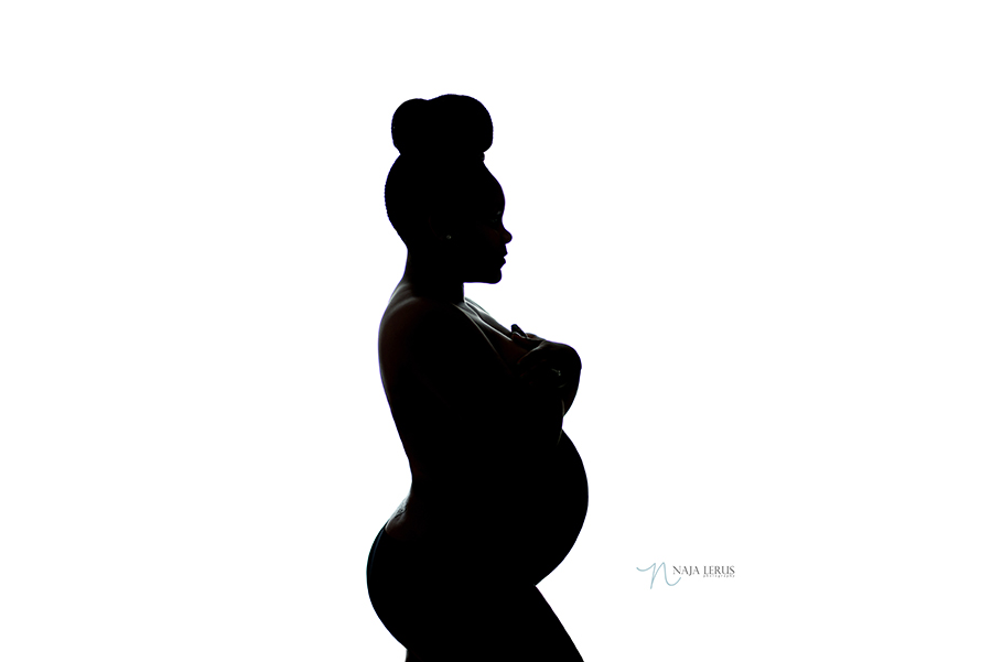 silhouette maternity photography chicago