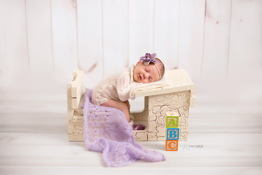 prop desk for teacher baby newborn photography chicago