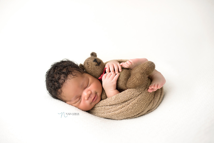 the knitting bitty teddy bear newborn prop chicago il