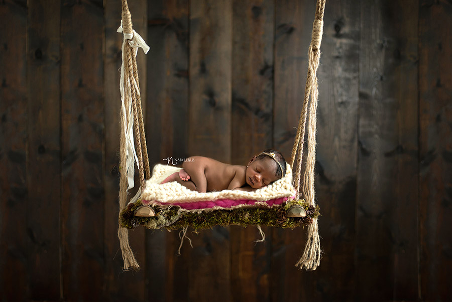 newborn photography swing prop chicago