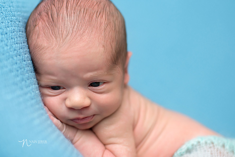 newborn awake pictures chicago