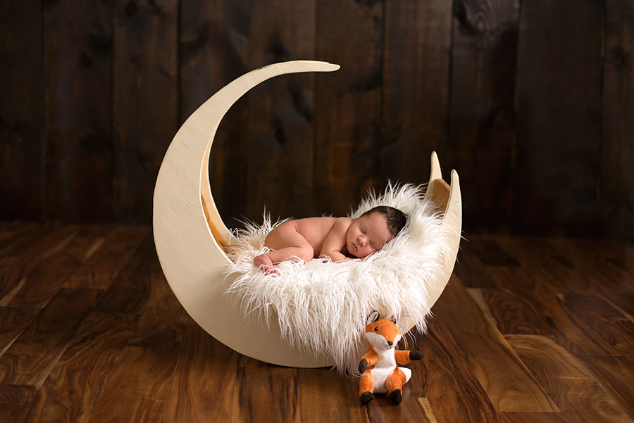 moon prop for newborn babies chicago IL